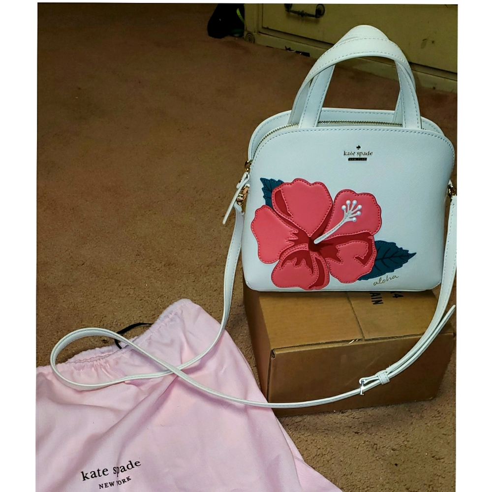 Kate Spade Hawaii Small Lottie Aloha Lily Purse